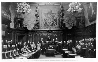 Sitzung der Kammer der Reichsräte 1912