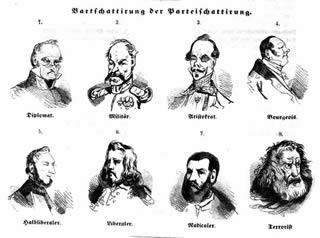 Bartschattirung der Parteischattirung