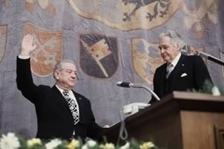 Vereidigung des Ministerpräsidenten Alfons Goppel