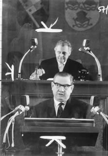 Regierungserklärung von Ministerpräsident Alfons Goppel