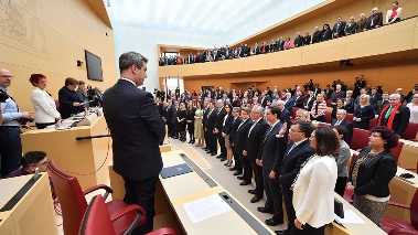 Vereidigung der Regierungsmitglieder 2018 / Ministerpräsident Dr. Markus Söder stellt sein neues Kabinett vor